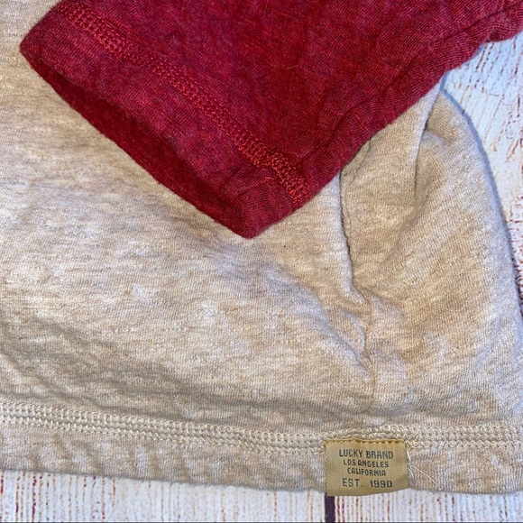 Lucky brand men’s Henley long sleeve shirt large - Picture 9 of 9
